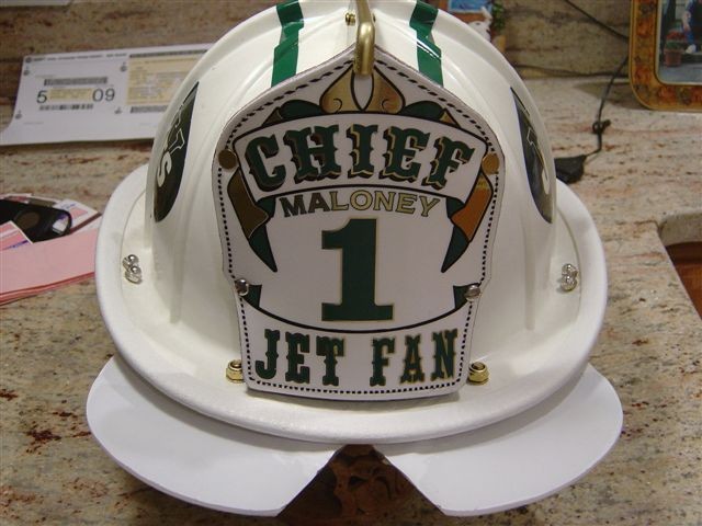 There’s only one helmet for Past Chief Maloney (Fan for life) 