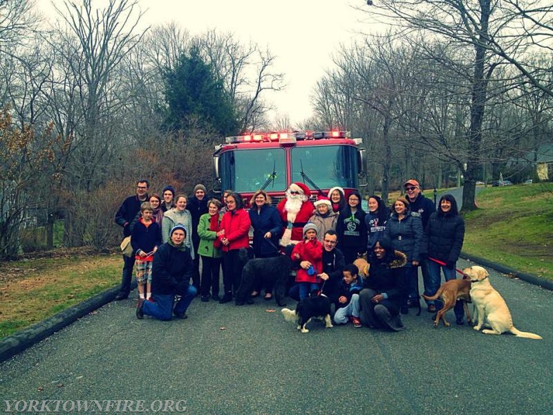 2014 Yorktown Height Engine Company Santa day