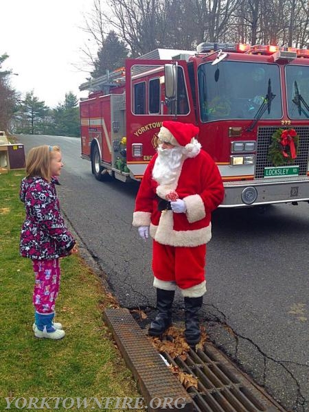 2014 Yorktown Height Engine Company Santa day